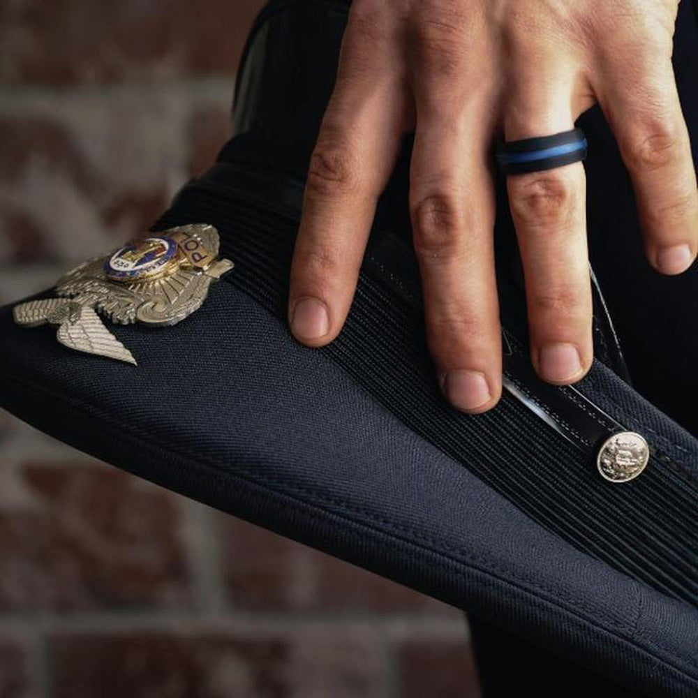 QALO Thin Line Ring Men's