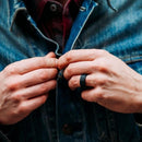 QALO Step Edge Ring Men's