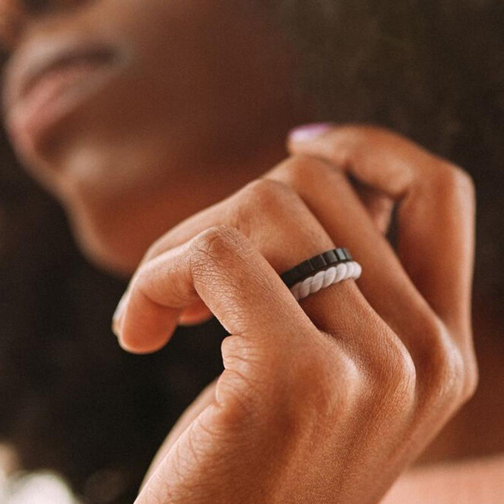 QALO Vintage Denim Stackable Silicone Ring Set for Ladies | Cabela's