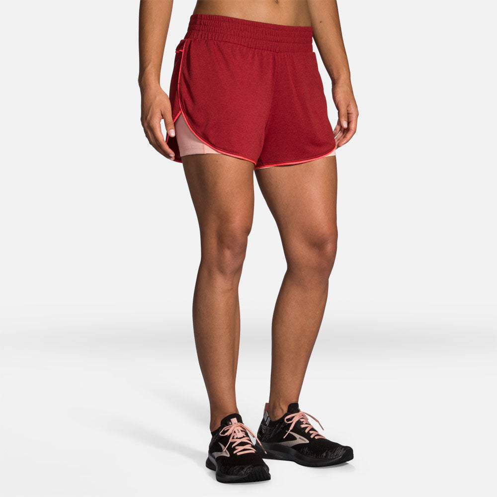 Brooks Rep 3" 2-in-1 Shorts Women's