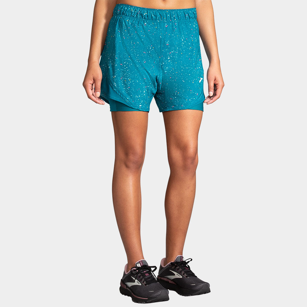 Brooks Chaser 5" 2-in-1 Shorts Women's