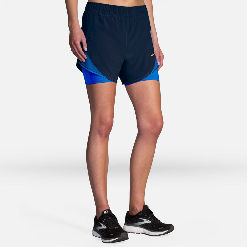 Brooks Chaser 5" 2-in-1 Shorts Women's