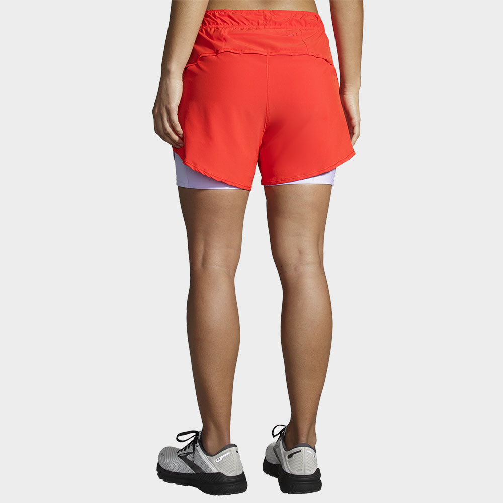 Brooks Chaser 5" 2-in-1 Shorts Women's