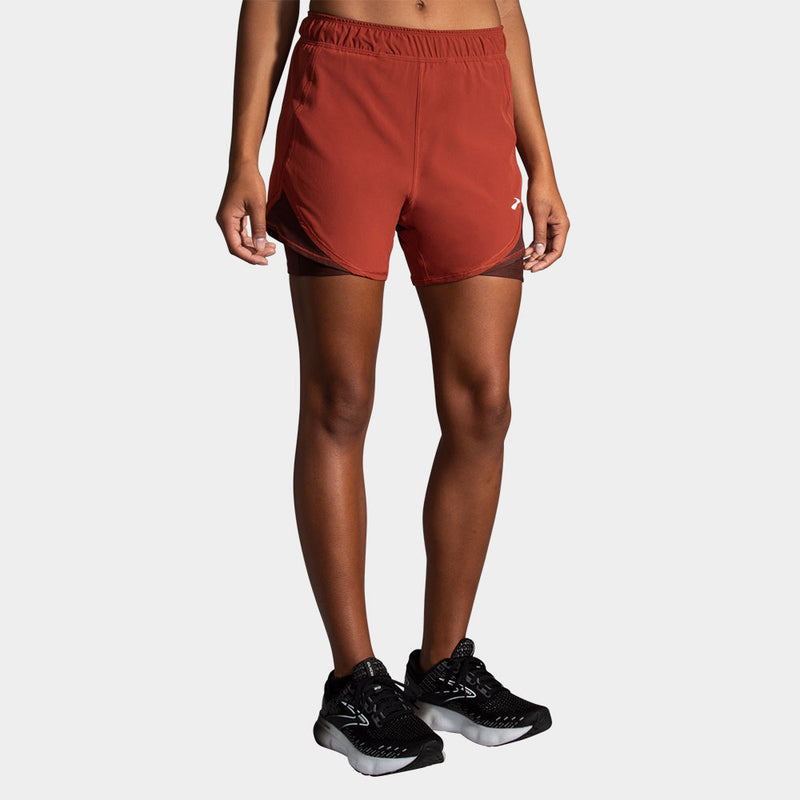 Brooks Chaser 5" 2-in-1 Shorts Women's