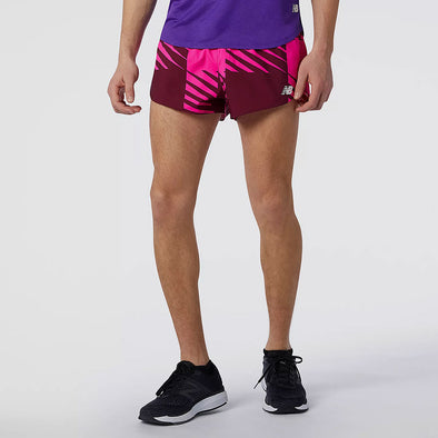 New Balance Printed Fast Flight 3" Split Shorts Men's