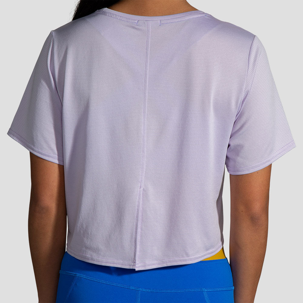 Brooks Run Within Crop Tee Women's