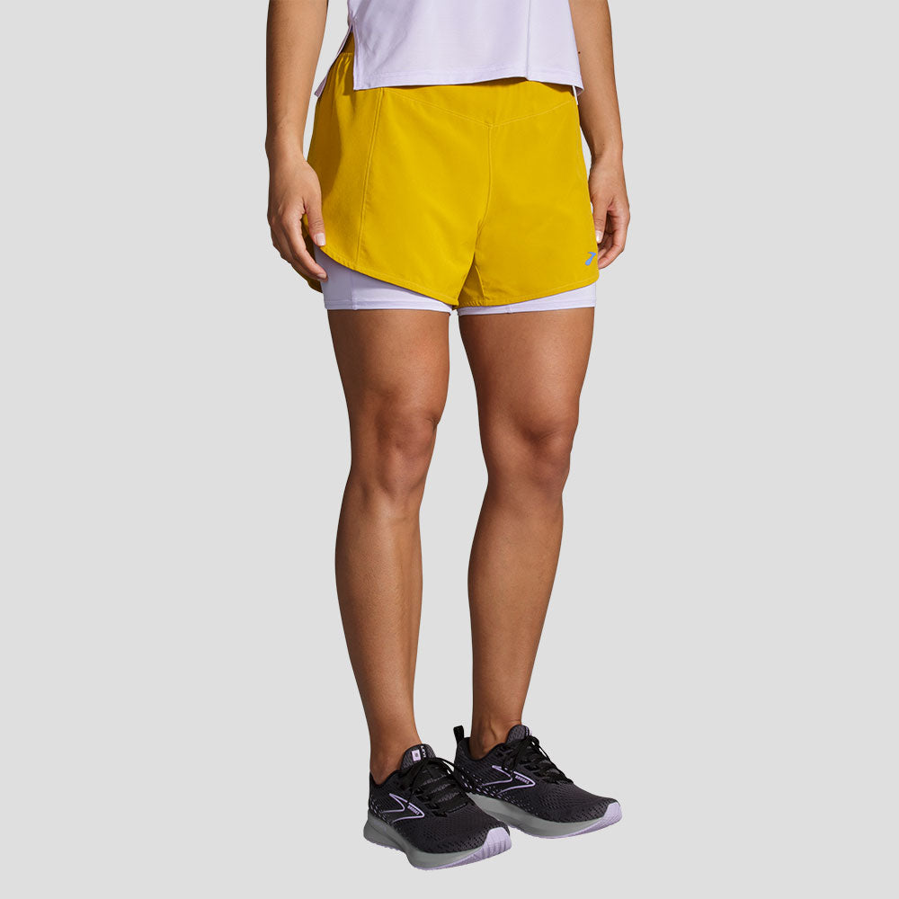 Brooks Run Within 4" 2-in-1 Short Women's