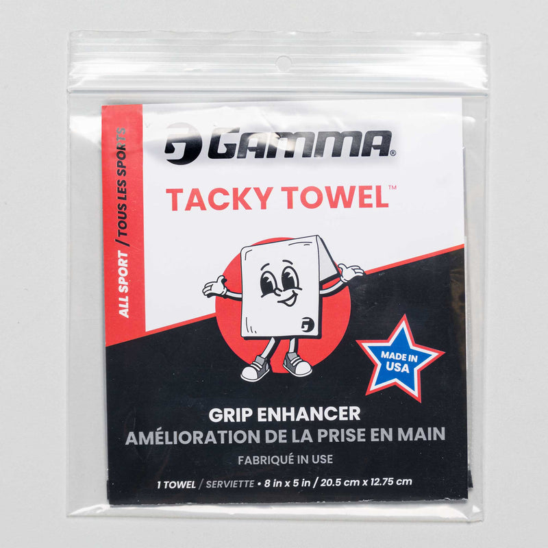 Sports Grip Towel Gamma Tacky Towel For Tennis & Pickleball - Grip Enhancer For Sweaty Hands Tacky Towell