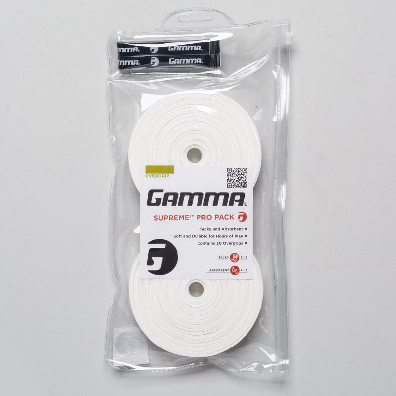 Gamma Grip 2 Overgrip 3 Pack (White)