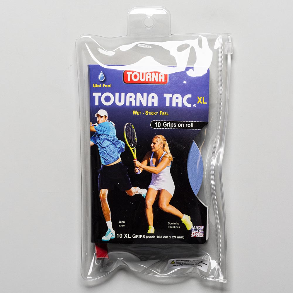 Overgrip Tourna Tac - Presa Antiscivolo Per Racchette Tennis, Confezione Da 3, Blu - Foto 10