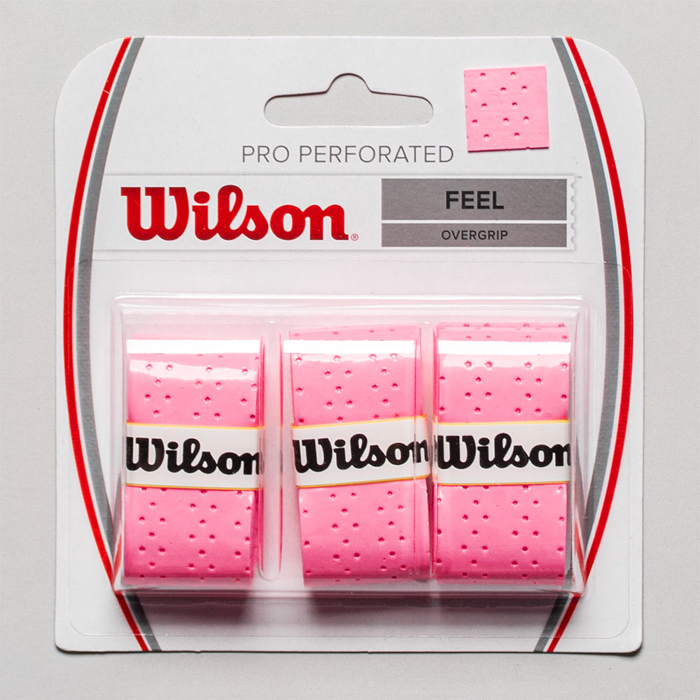 Wilson Pro Overgrip Perforated 3 Pack – Holabird Sports