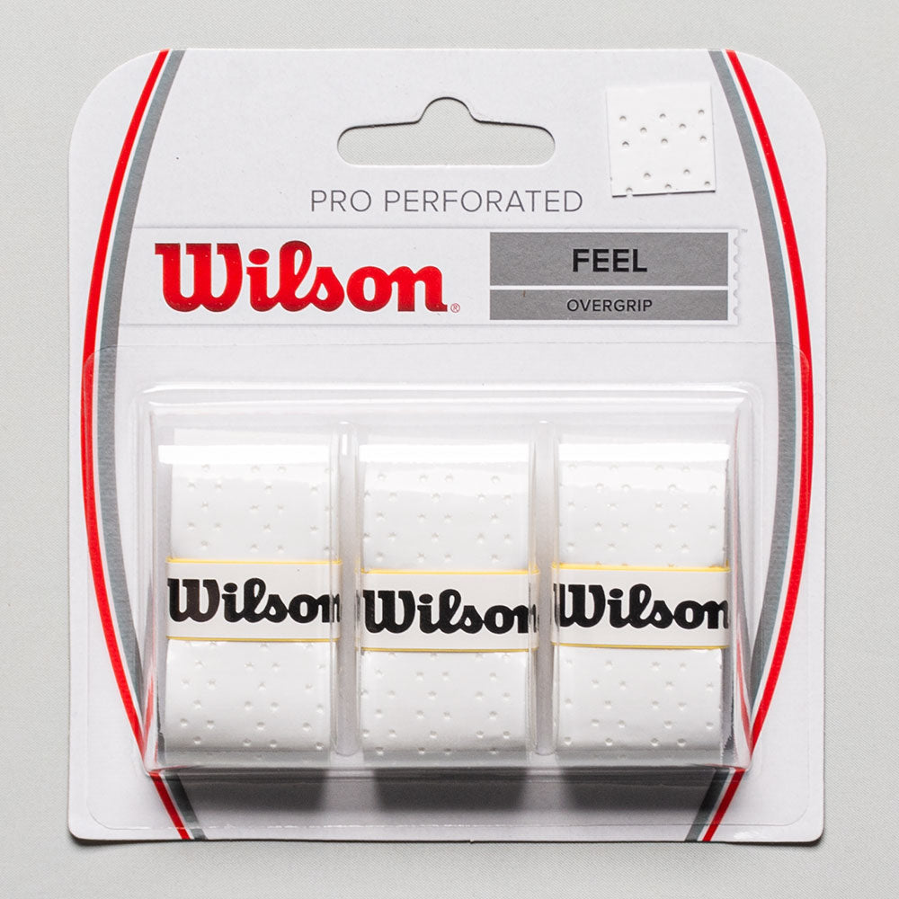 Wilson Pro Overgrip Perforated 3 Pack – Holabird Sports