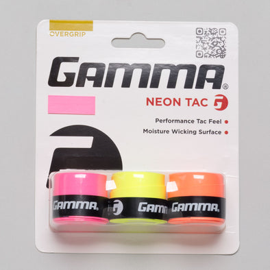 Gamma Neon Tac Overgrip 3 Pack