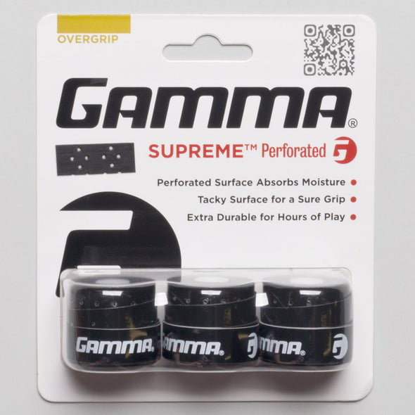 Gamma Supreme Perforated Overgrip 3 Pack