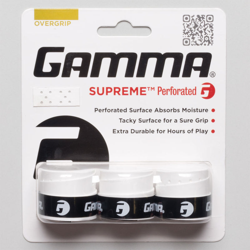 Gamma Supreme Perforated Overgrip 3 Pack