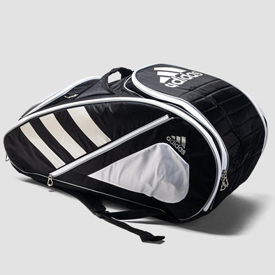 adidas Tour Tennis 12 Racquet Bag Black/White/Silver