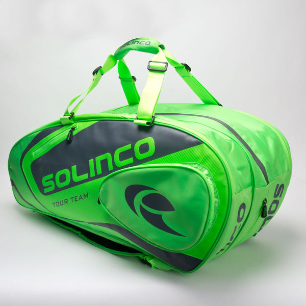 Solinco Tour 15-Pack Racquet Bag Neon Green – Holabird Sports