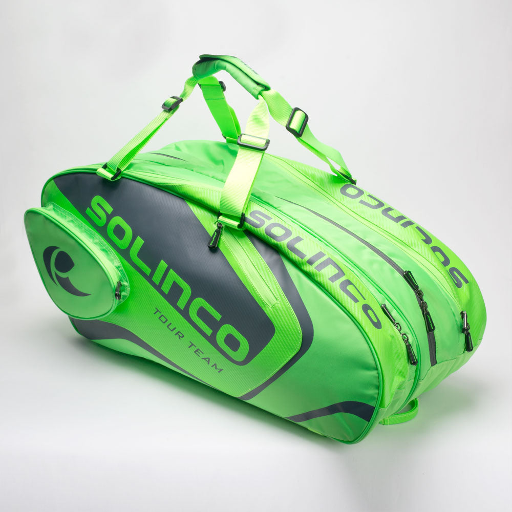Solinco Tour 15-Pack Racquet Bag Neon Green