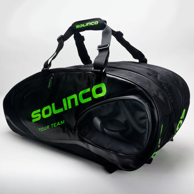 Solinco Tour 15-Pack Racquet Bag Black/Neon Green