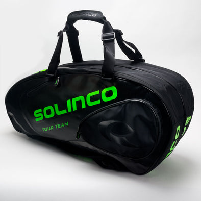 Solinco Tour 6-Pack Racquet Bag Black/Neon Green