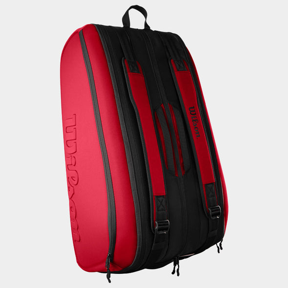 Wilson Super Tour 15 Pack Clash v2 Black/Red