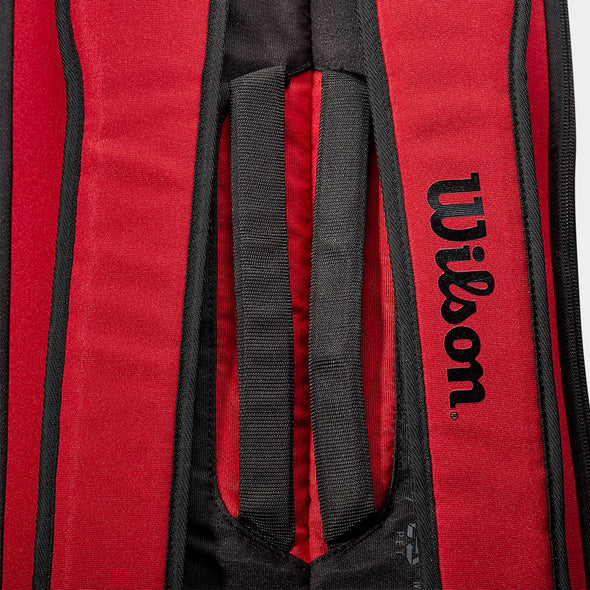 Wilson Super Tour 6 Pack Clash v2 Black/Red