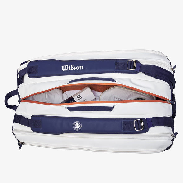 Wilson Roland Garros Super Tour 15 Pack Navy/White/Clay