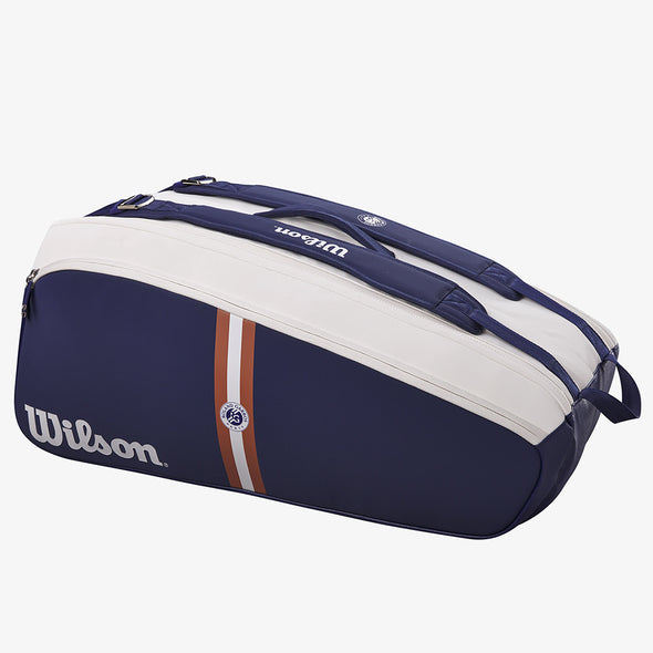 Wilson Roland Garros Super Tour 9 Pack Navy/White/Clay