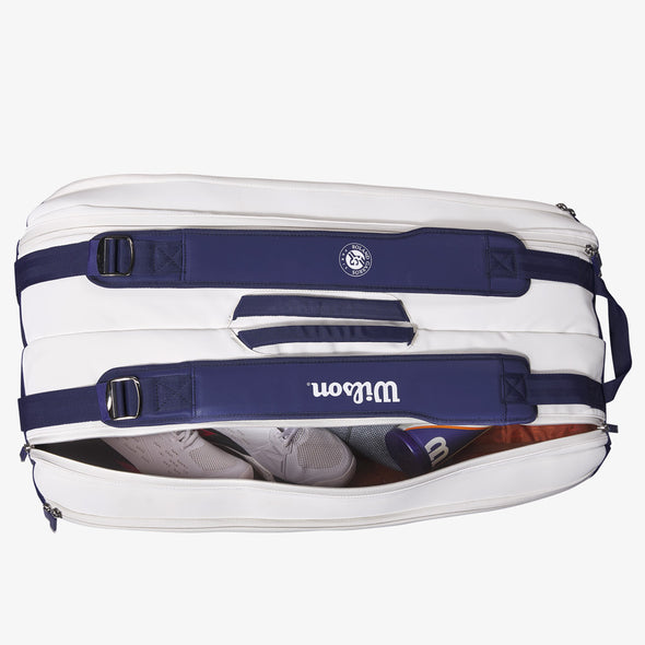 Wilson Roland Garros Super Tour 9 Pack Navy/White/Clay