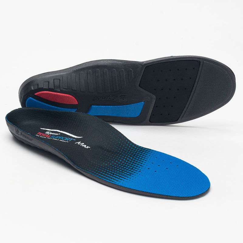 MILS Spenco Total Support Max Insoles – Size 4 (Men's 10-11 / Women's 11-12) – Maximum Comfort