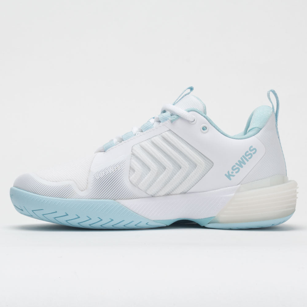 troon Infecteren vijandigheid K-Swiss Ultrashot 3 Women's White/Blue Glow – Holabird Sports