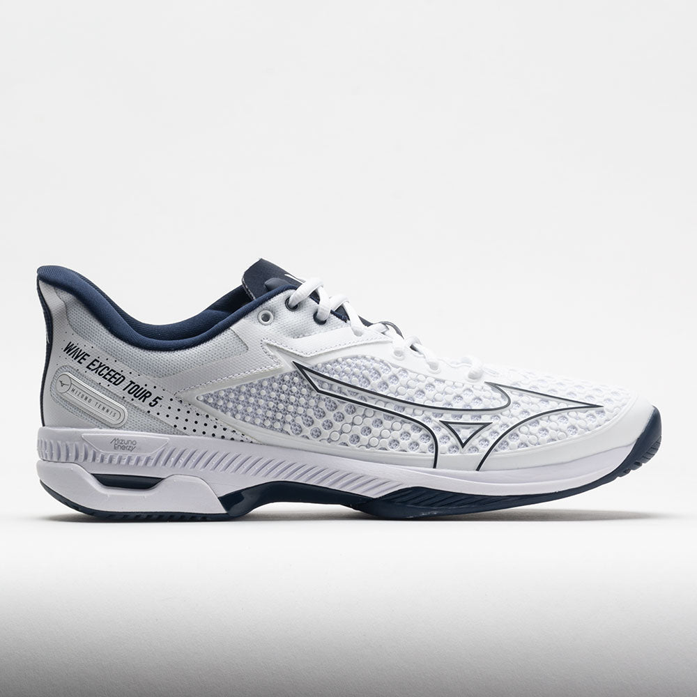 harpoen geest esthetisch Mizuno Wave Exceed Tour 5 AC Men's White/Dress Blue – Holabird Sports