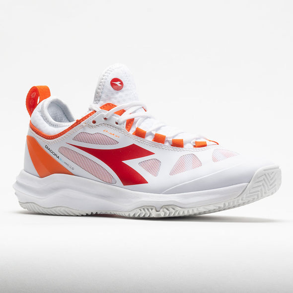 Diadora Speed Blushield Fly Clay Women's White/Fiery Red