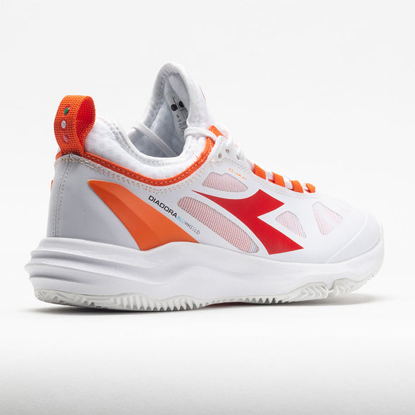 Diadora Speed Blushield Fly Clay Women's White/Fiery Red