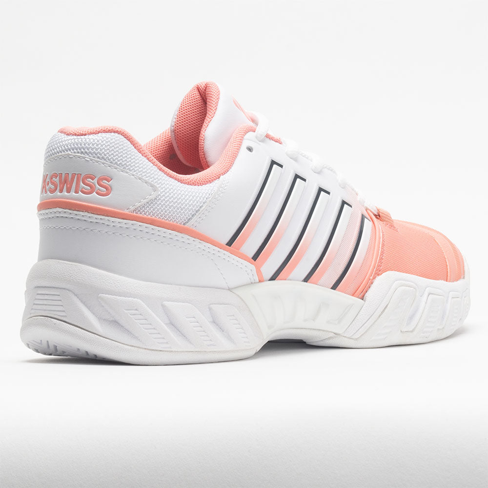 Plateau Ongelijkheid teer K-Swiss Bigshot Light 4 Women's Peach Amber/White/Asphalt – Holabird Sports