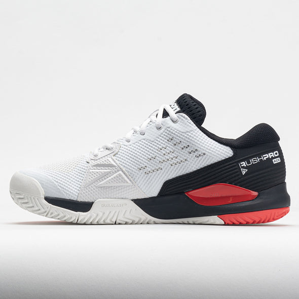 Wilson Rush Pro Ace Men's White/Black/Poppy Red