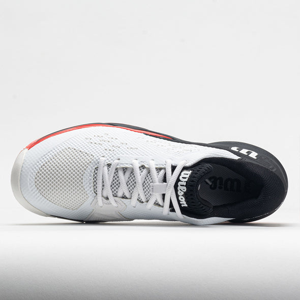 Wilson Rush Pro Ace Men's White/Black/Poppy Red