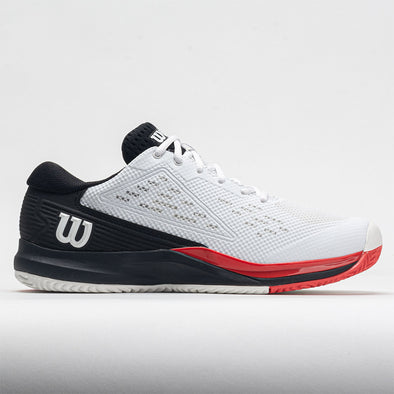 Wilson Rush Pro Ace Men's White/Black/Poppy Red