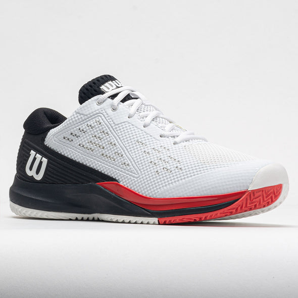 Wilson Rush Pro Ace Men's White/Black/Poppy Red