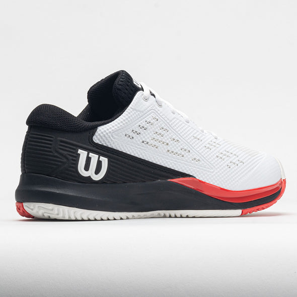 Wilson Rush Pro Ace Men's White/Black/Poppy Red