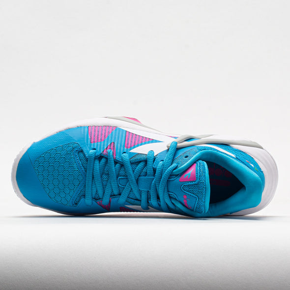 Diadora B.Icon AG Women's Aquarius/White/Rhodamine Red