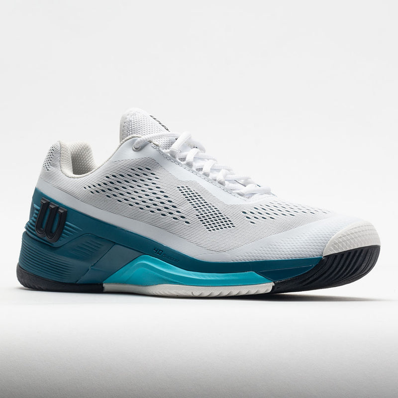 Wilson Rush Pro 4.0 Men's White/Blue Coral/Blue Atoll