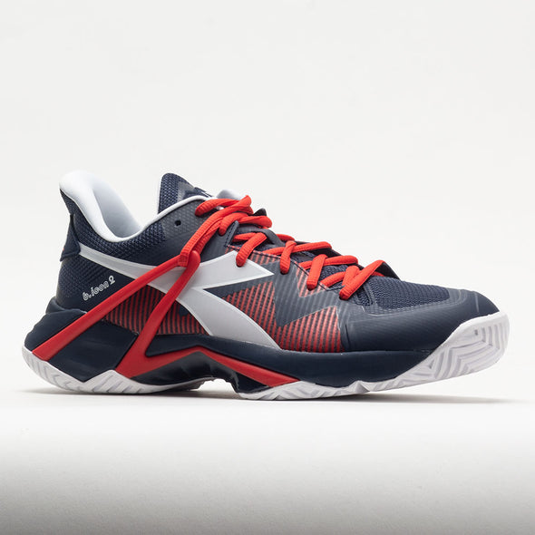 Diadora B.Icon 2 AG Men's Blue Corsair/White/Fiery Red