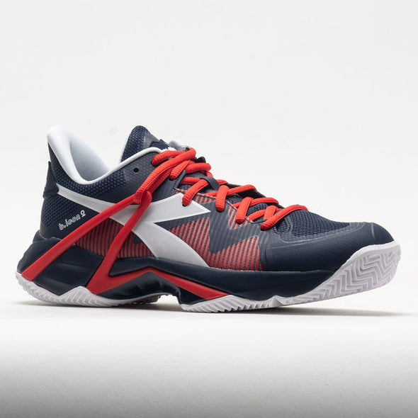 Diadora B.Icon 2 Clay Men's Blue Corsair/White/Fiery Red