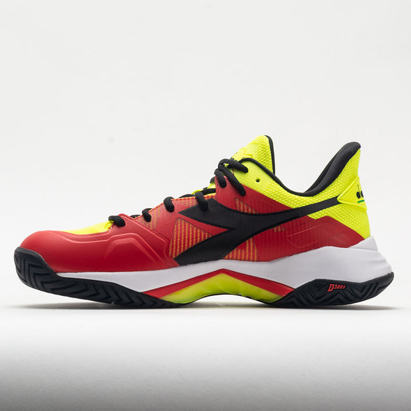 Diadora B.Icon 2 AG Men's Yellow Fluo/Black/Fiery Red