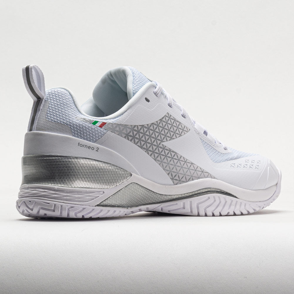 Diadora Blushield Torneo 2 AG Women's White/White/White
