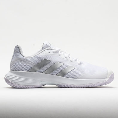 adidas CourtJam Control Women's White/Silver Metallic/White
