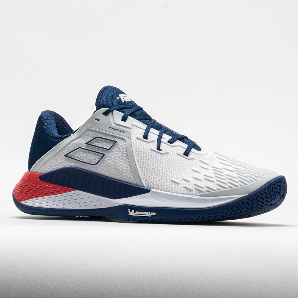Babolat Propulse Fury 3 Men's White/Estate Blue – Holabird Sports