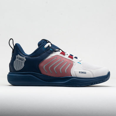 K-Swiss Ultrashot Team Men's Blanc De Blanc/Blue Opal/Lollipop