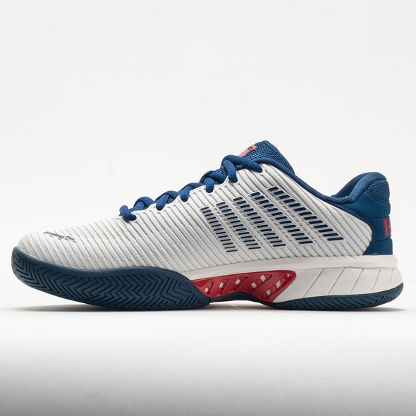 K-Swiss Hypercourt Express 2 Men's Blanc de Blanc/Blue Opal/Lollipop